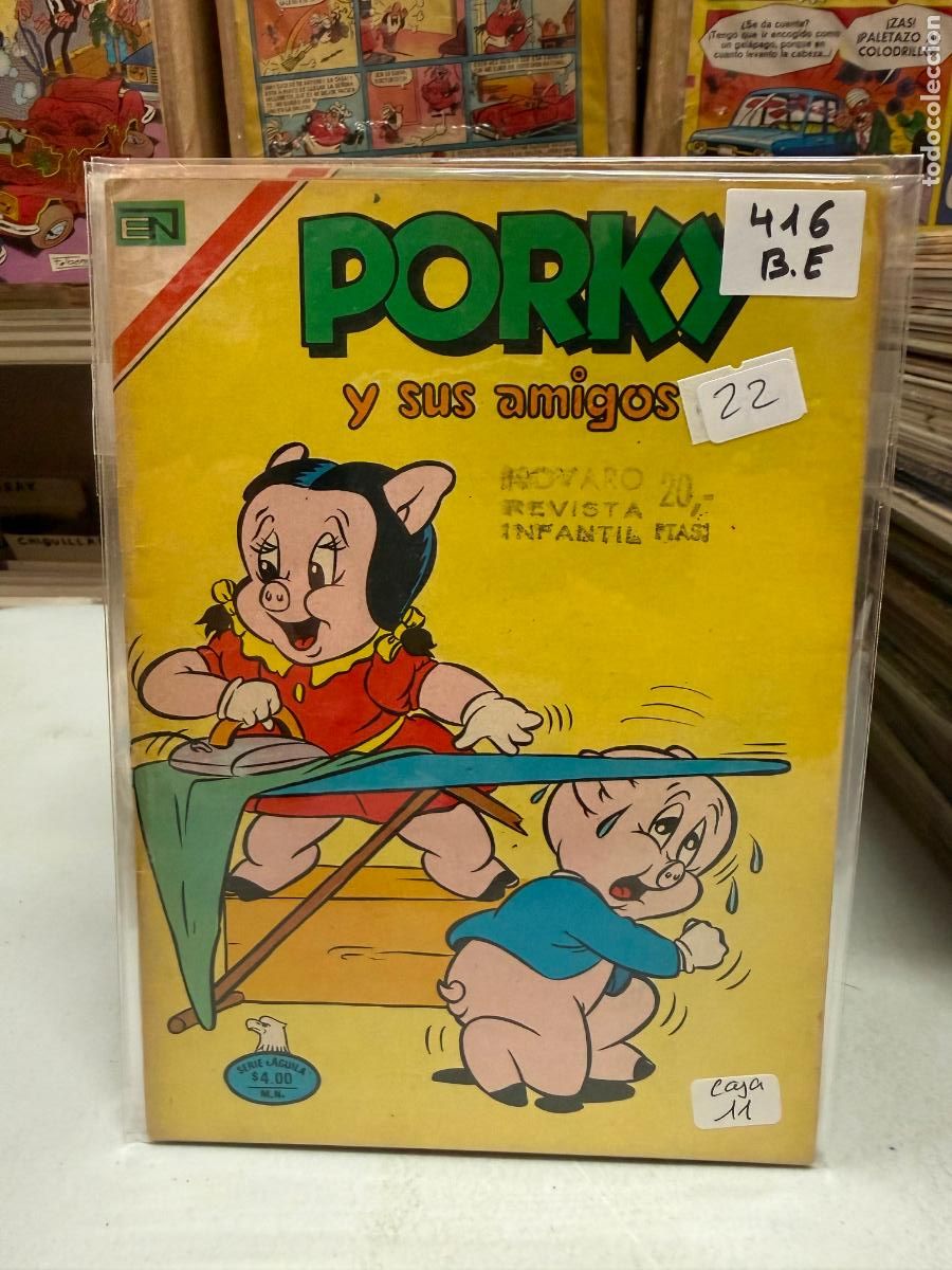 Tebeos: PORKY Y SUS AMIGOS EDITORIAL NOVARO SERIE AGUILA NUMERO 416