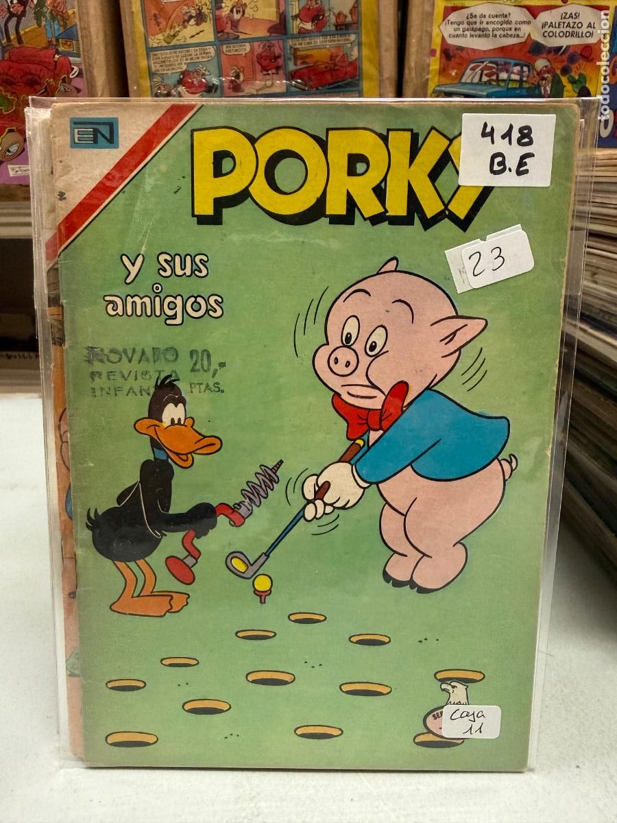 Tebeos: PORKY Y SUS AMIGOS EDITORIAL NOVARO SERIE AGUILA NUMERO 418