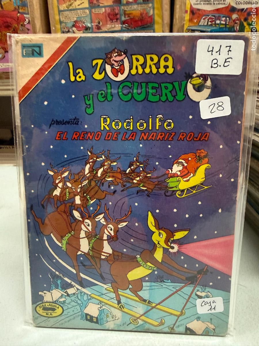 Tebeos: LA ZORRA Y EL CUERVO EDITORIAL NOVARO SERIE AGUILA NUMERO 417