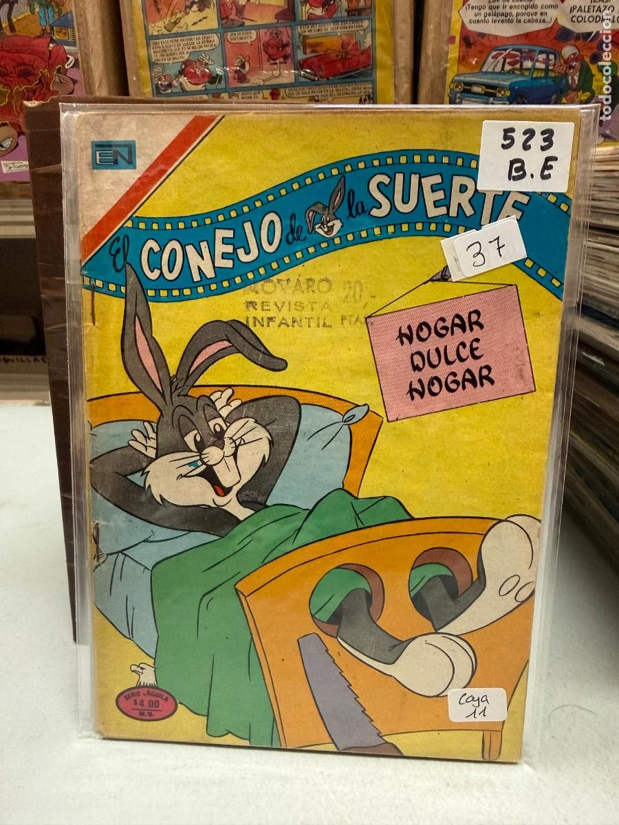 Tebeos: CONEJO DE LA SUERTE EDITORIAL NOVARO SERIE AGUILA NUMERO 523