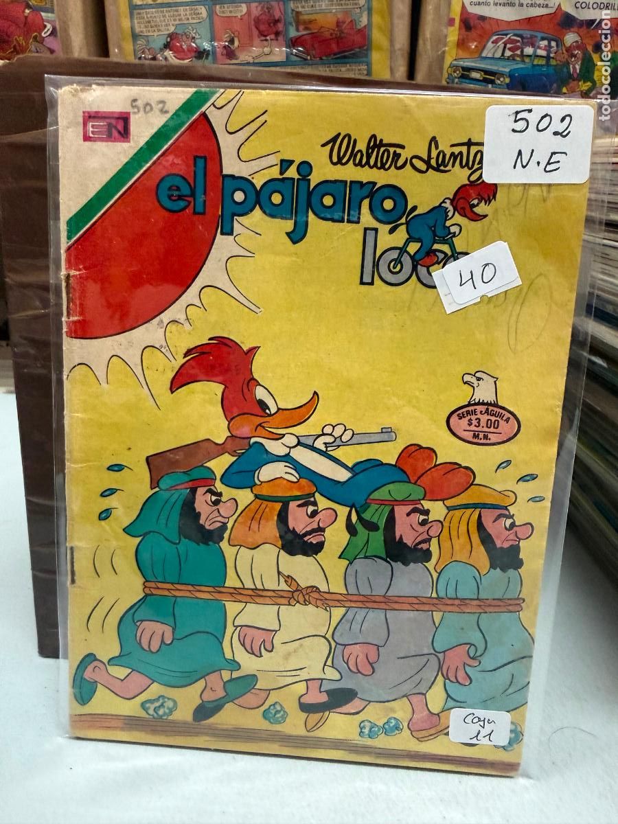 Tebeos: PAJARO LOCO A EDITORIAL NOVARO SERIE AGUILA NUMERO 502