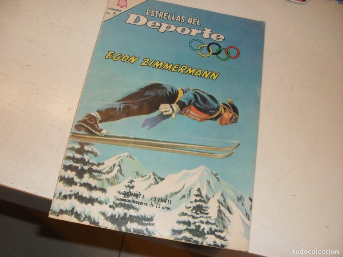 Tebeos: ESTRELLAS DEL DEPORTE N&ordm; 13,EGON ZIMMERMAN,EDITA NOVARO,1966