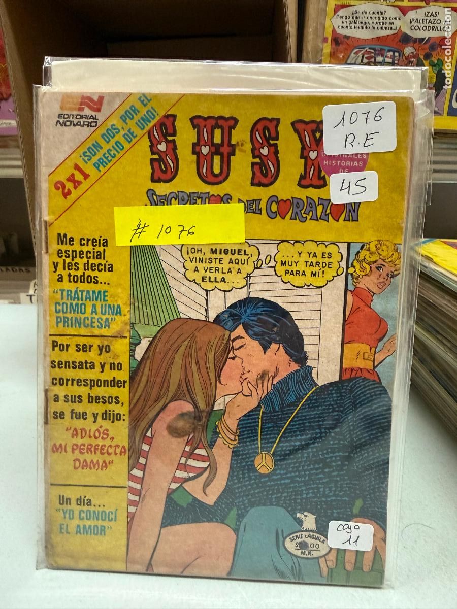 Tebeos: SUSY EDITORIAL NOVARO SERIE AGUILA NUMERO 1076