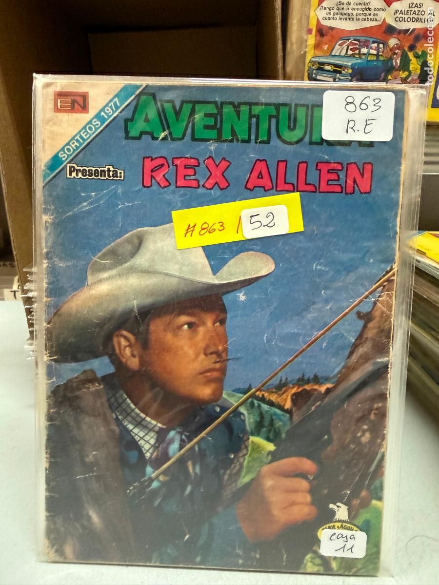 Tebeos: AVENTURA EDITORIAL NOVARO SERIE AGUILA NUMERO 863