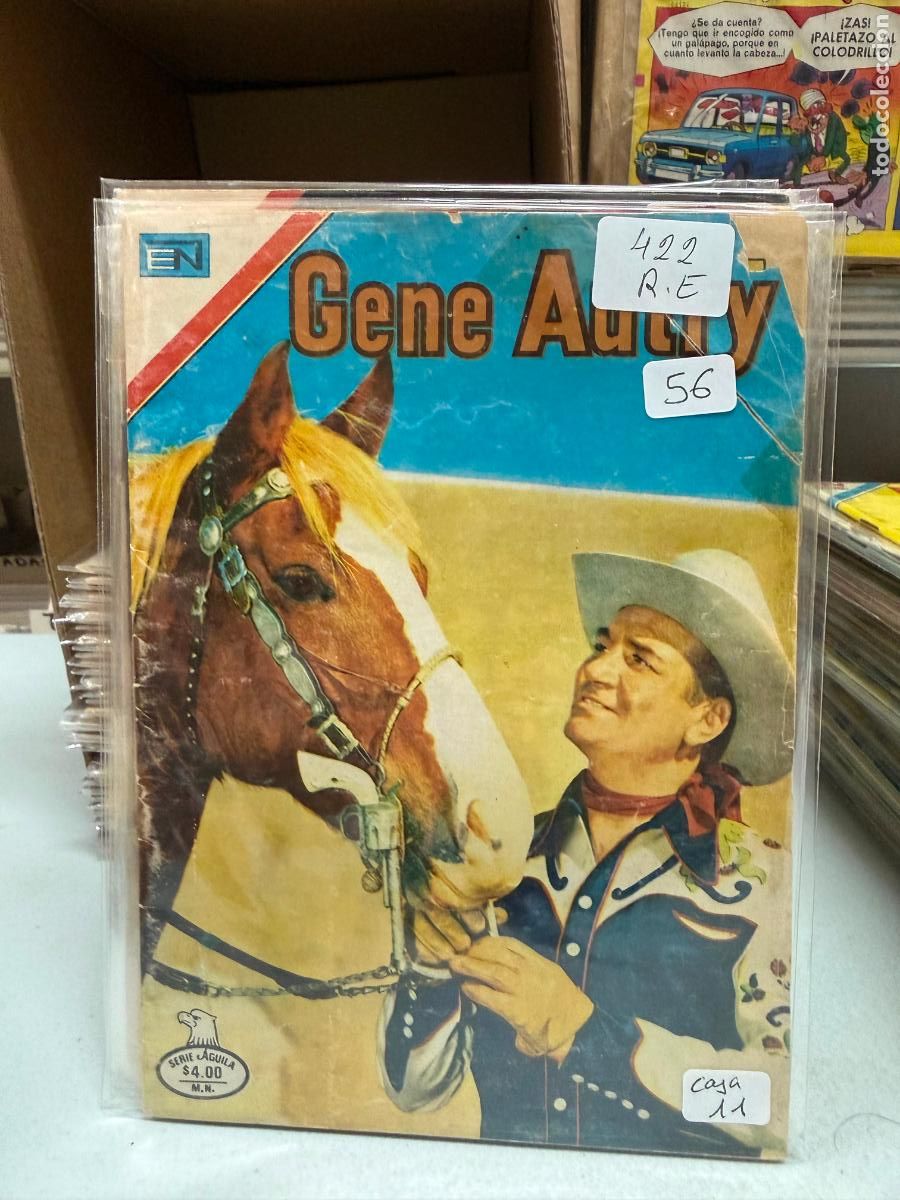 Tebeos: GENE AUTRY EDITORIAL NOVARO SERIE AGUILA NUMERO 422