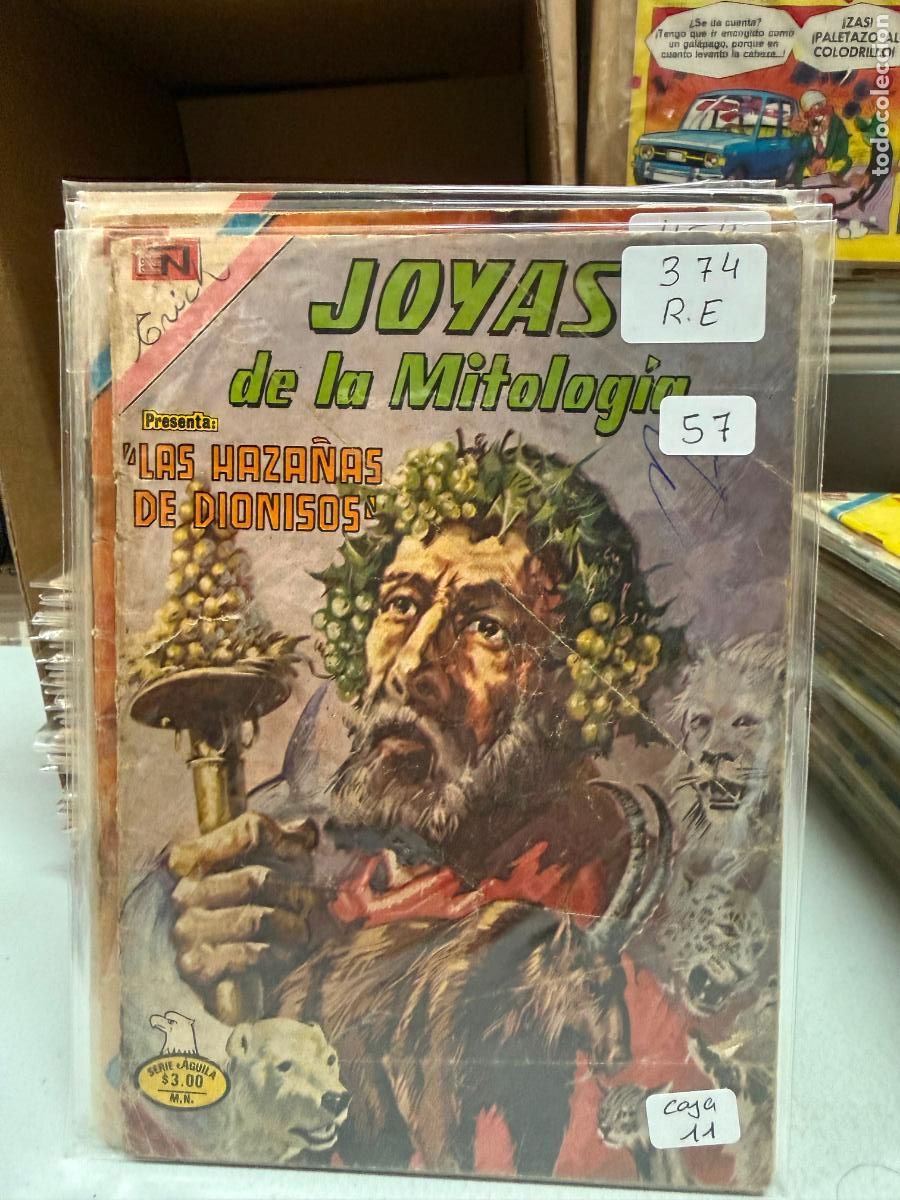 Tebeos: JOYAS DE LA MITOLOGIA EDITORIAL NOVARO SERIE AGUILA NUMERO 374