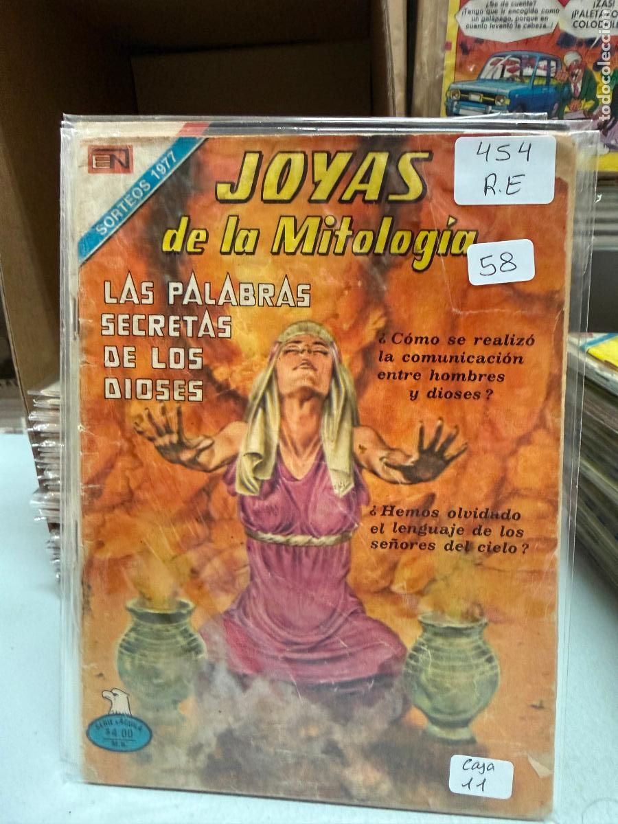 Tebeos: JOYAS DE LA MITOLOGIA EDITORIAL NOVARO SERIE AGUILA NUMERO 454