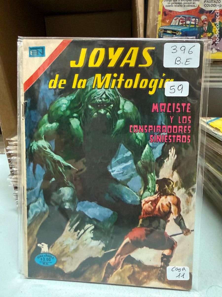 Tebeos: JOYAS DE LA MITOLOGIA EDITORIAL NOVARO SERIE AGUILA NUMERO 396