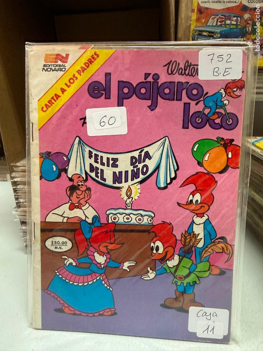 Tebeos: PAJARO LOCO EDITORIAL NOVARO SERIE AGUILA NUMERO 752