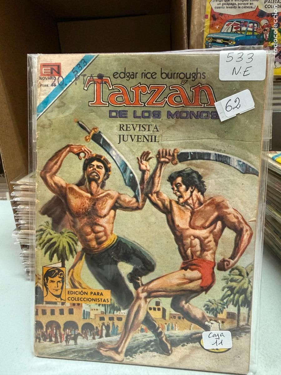Tebeos: TARZAN EDITORIAL NOVARO SERIE AGUILA NUMERO 533