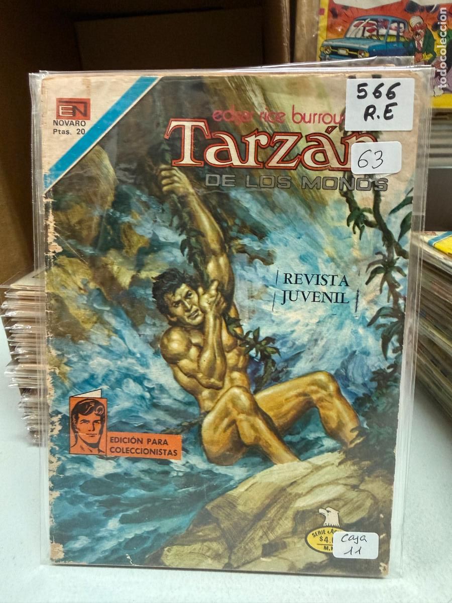 Tebeos: TARZAN EDITORIAL NOVARO SERIE AGUILA NUMERO 566