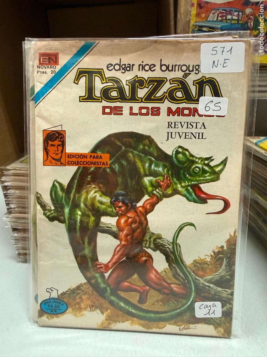 Tebeos: TARZAN EDITORIAL NOVARO SERIE AGUILA NUMERO 571