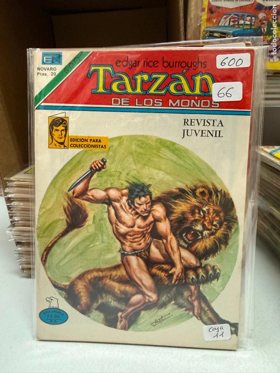 Tebeos: TARZAN EDITORIAL NOVARO SERIE AGUILA NUMERO 600
