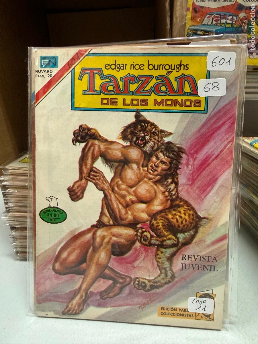 Tebeos: TARZAN EDITORIAL NOVARO SERIE AGUILA NUMERO 601