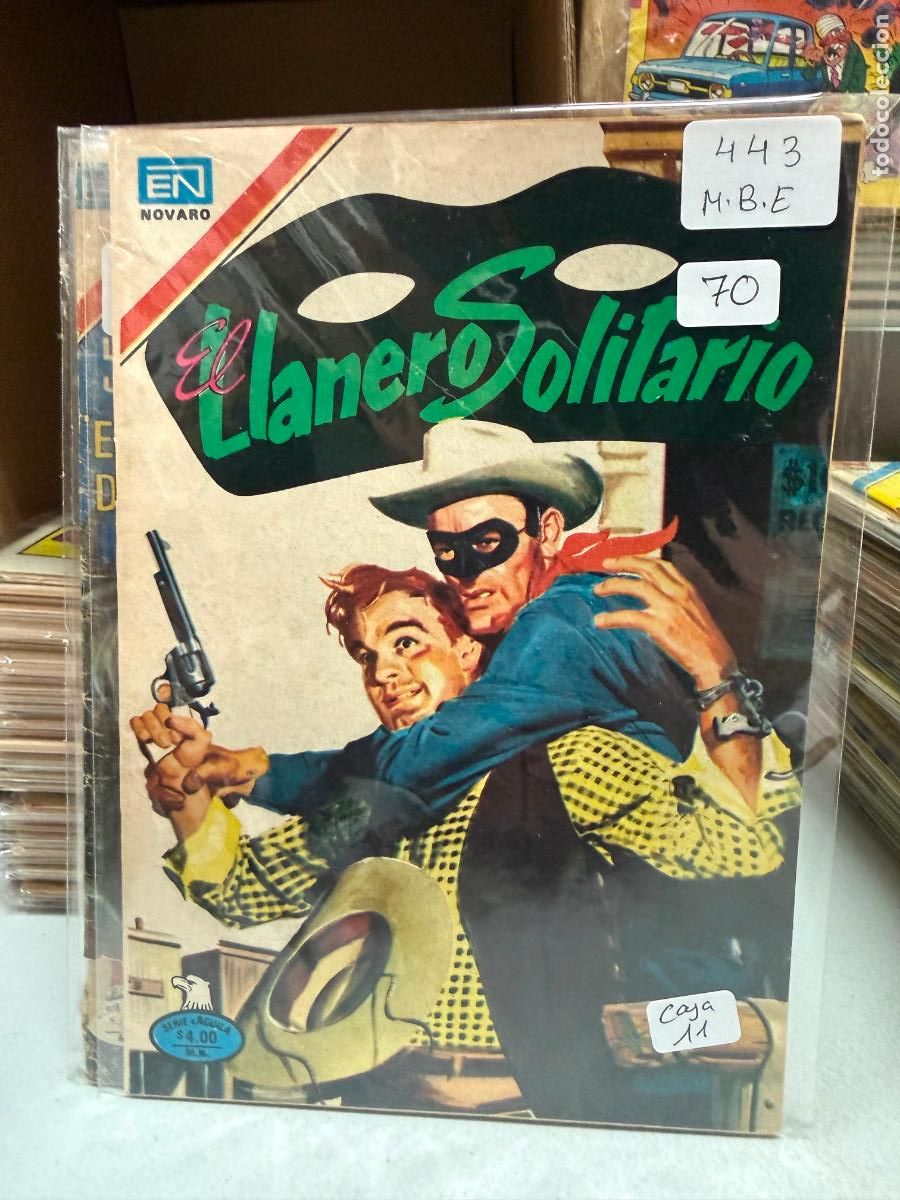 Tebeos: LLANERO SOLITARIO EDITORIAL NOVARO SERIE AGUILA NUMERO 443