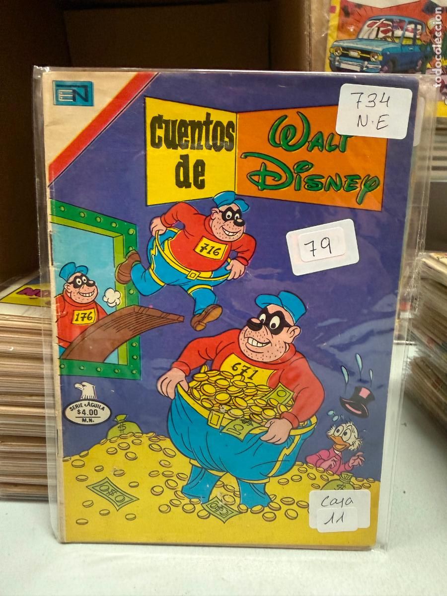 Tebeos: CUENTOS DE WALT DISNEY EDITORIAL NOVARO SERIE AGUILA NUMERO 734