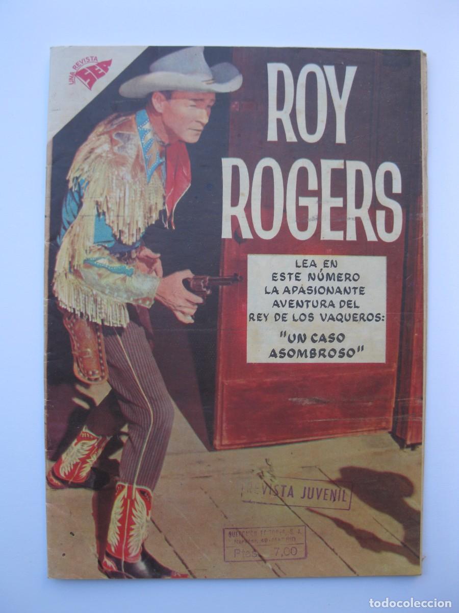 Tebeos: ROY ROGERS - A&Ntilde;O VII - N&ordm; 76 - ORIGINAL - EDICIONES RECREATIVAS (M&Eacute;XICO) - A&Ntilde;O 1958.