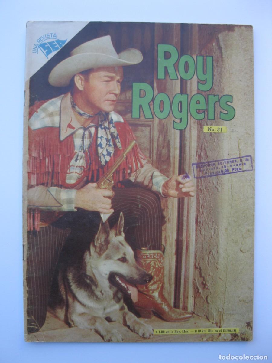 Tebeos: ROY ROGERS - A&Ntilde;O III - N&ordm; 31 - ORIGINAL - EDICIONES RECREATIVAS (M&Eacute;XICO) - A&Ntilde;O 1955.
