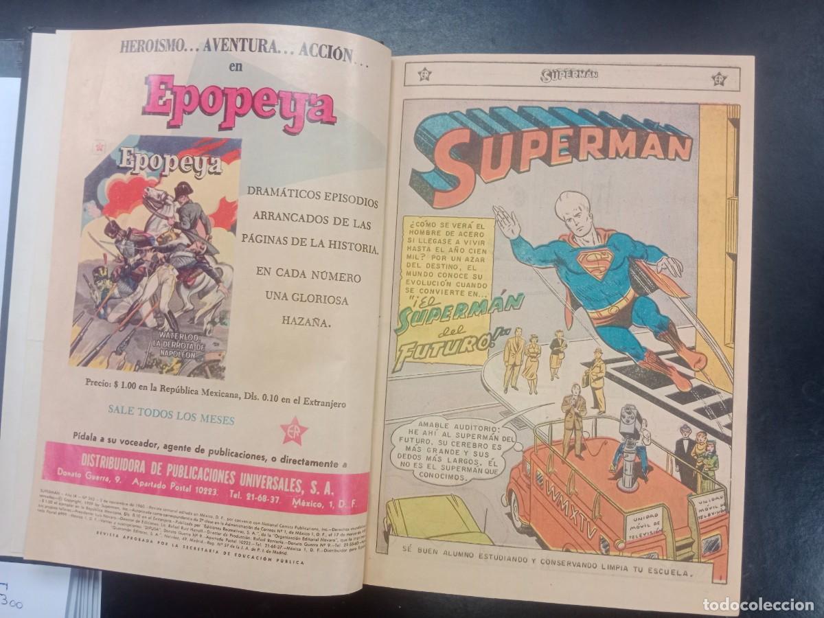 Tebeos: 11 ANTIGUOS COMICS NOVARO SUPERMAN ENCUADERNADO - 1954 A 1961