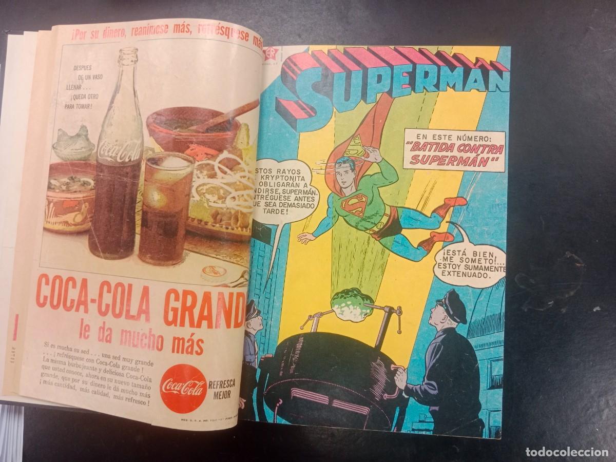 Tebeos: 71 ANTIGUOS COMICS NOVARO SUPERMAN ENCUADERNADOS EN 5 TOMOS - 1954 A 1961 - MUY BUENA CONSERVACION