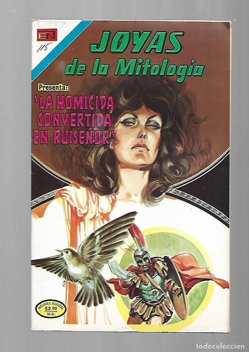 Tebeos: Joyas de la mitolog&iacute;a, 257: la homicida convertida en ruise&ntilde;or, 1974, Novaro, muy buen estado