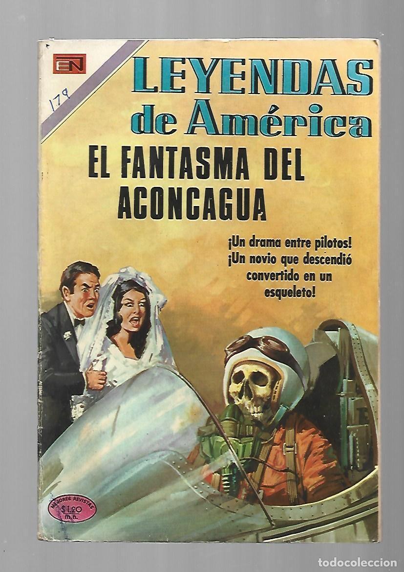 Tebeos: Leyendas de Am&eacute;rica, 179: el fantasma del Aconcagua, 1971, Novaro, muy buen estado