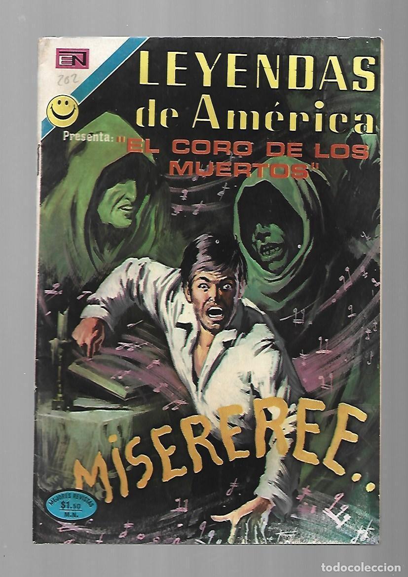 Tebeos: Leyendas de Am&eacute;rica, 202: el coro de los muertos, 1972, Novaro, buen estado