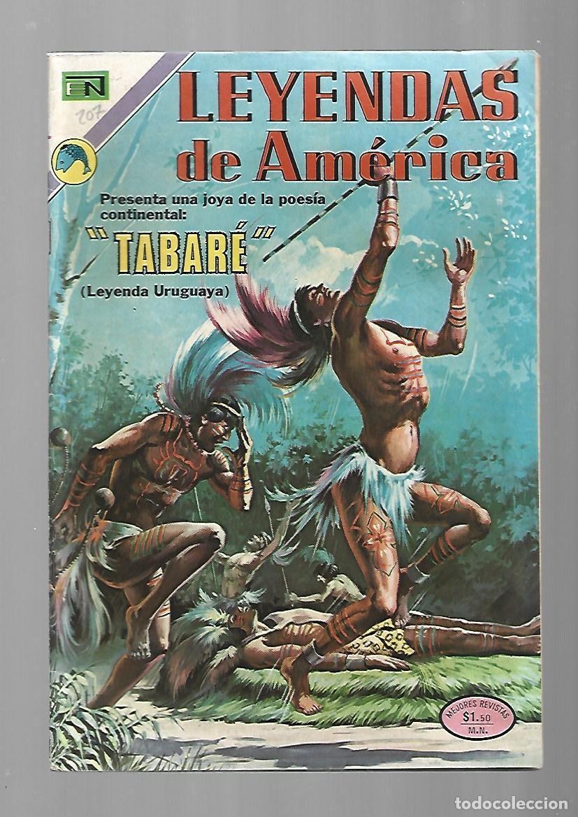 Tebeos: Leyendas de Am&eacute;rica, 207: Tabar&eacute;, 1973, Novaro, muy buen estado
