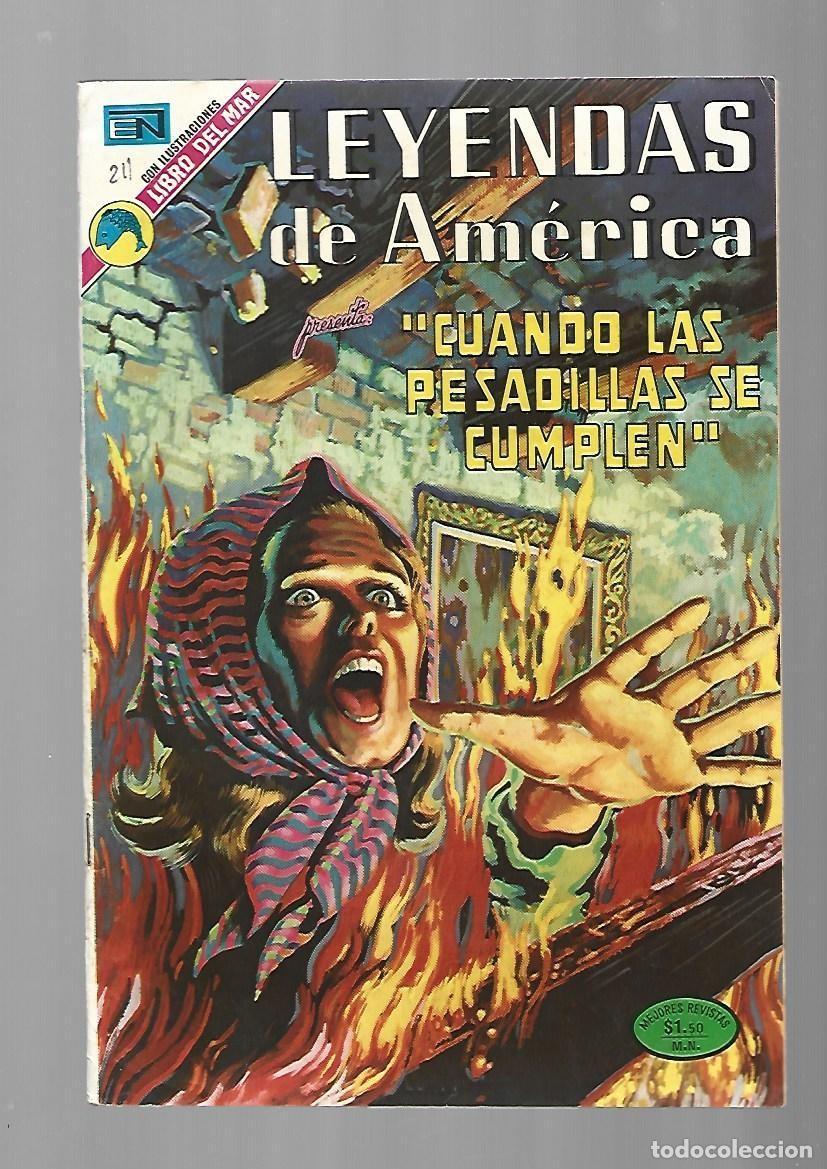 Tebeos: Leyendas de Am&eacute;rica, 211: cuando las pesadillas se cumplen, 1973, Novaro, muy buen estado