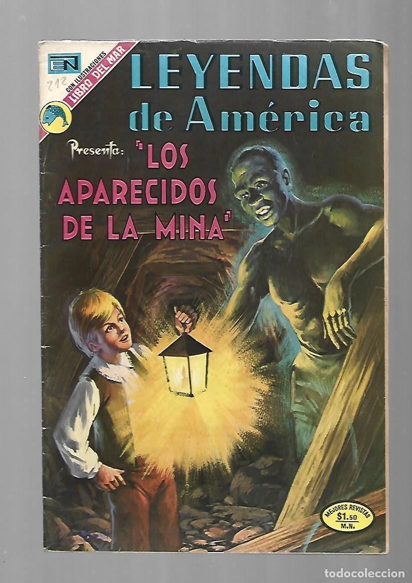 Tebeos: Leyendas de Am&eacute;rica, 212: los aparecidos de la mina, 1973, Novaro, muy buen estado