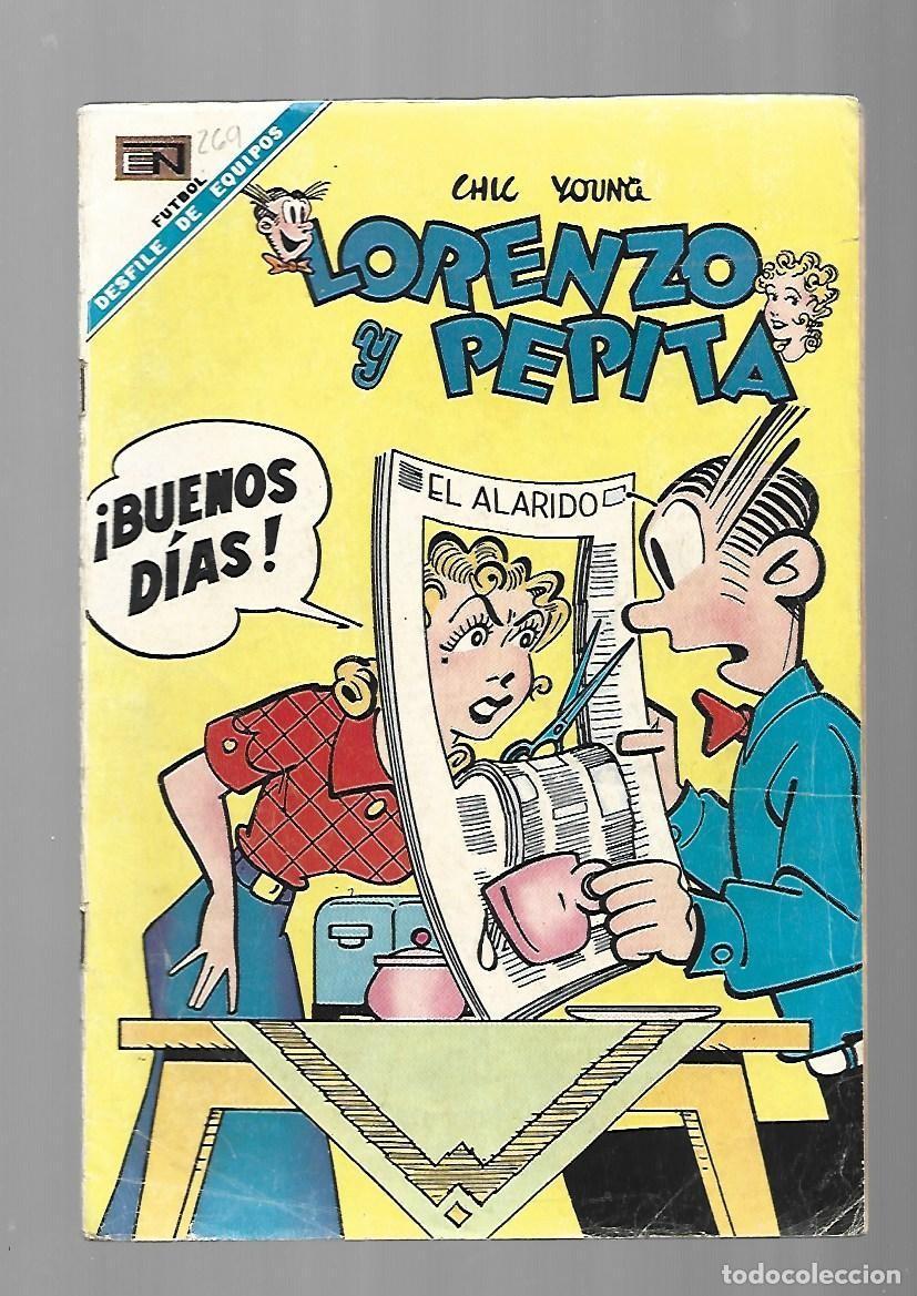 Tebeos: Lorenzo y Pepita, 269, 1968, Novaro, muy buen estado
