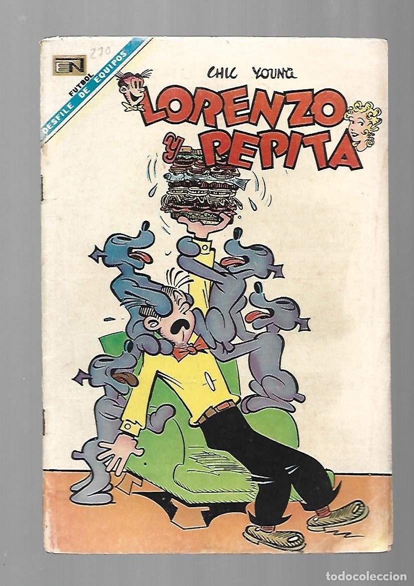 Tebeos: Lorenzo y Pepita, 270, 1968, Novaro, muy buen estado