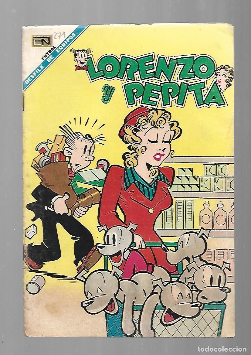 Tebeos: Lorenzo y Pepita, 271, 1968, Novaro, muy buen estado