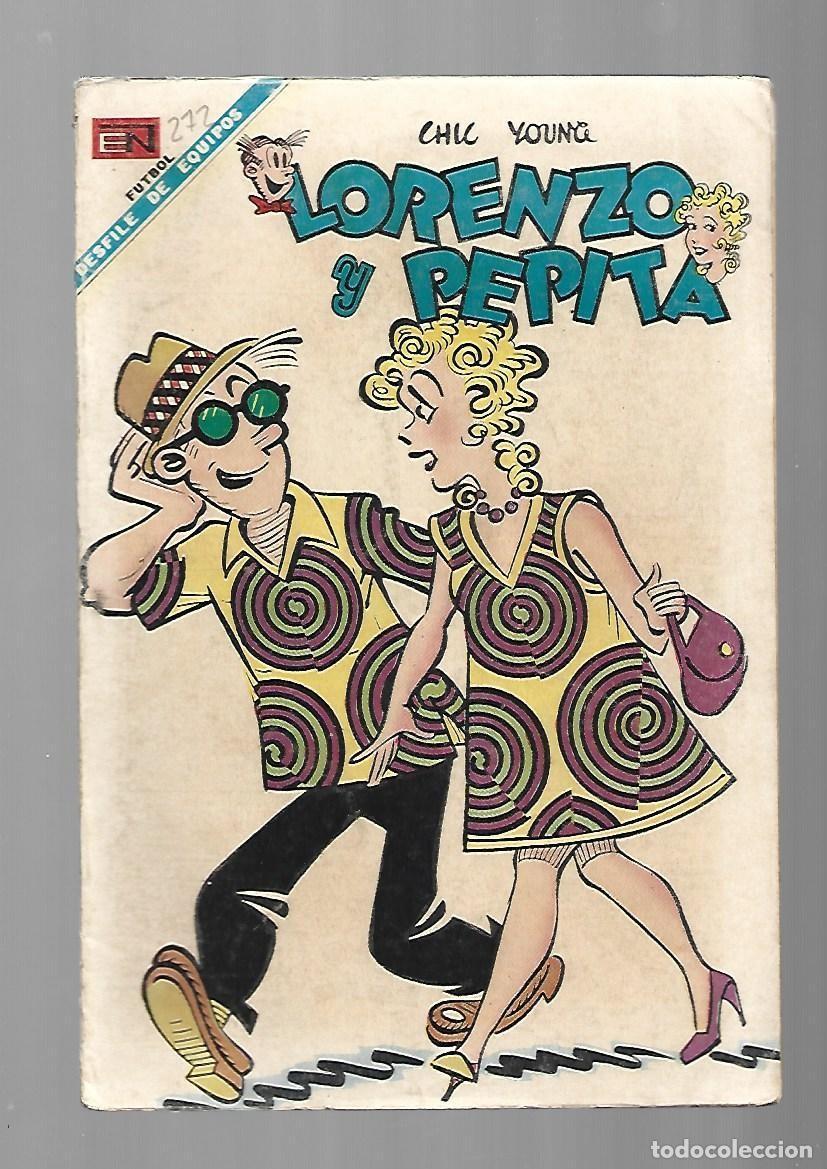 Tebeos: Lorenzo y Pepita, 272, 1968, Novaro, buen estado