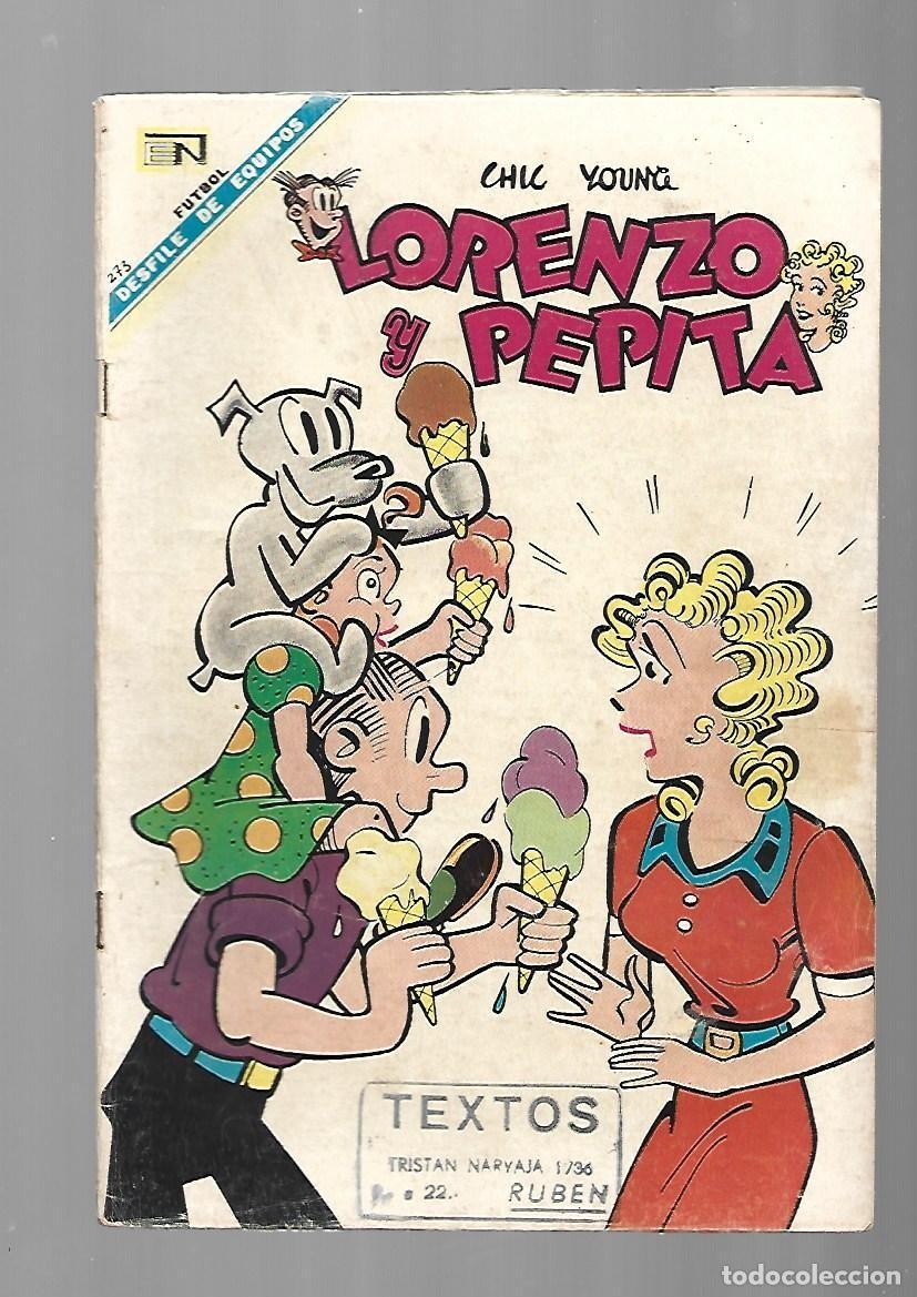 Tebeos: Lorenzo y Pepita, 273, 1968, Novaro, buen estado