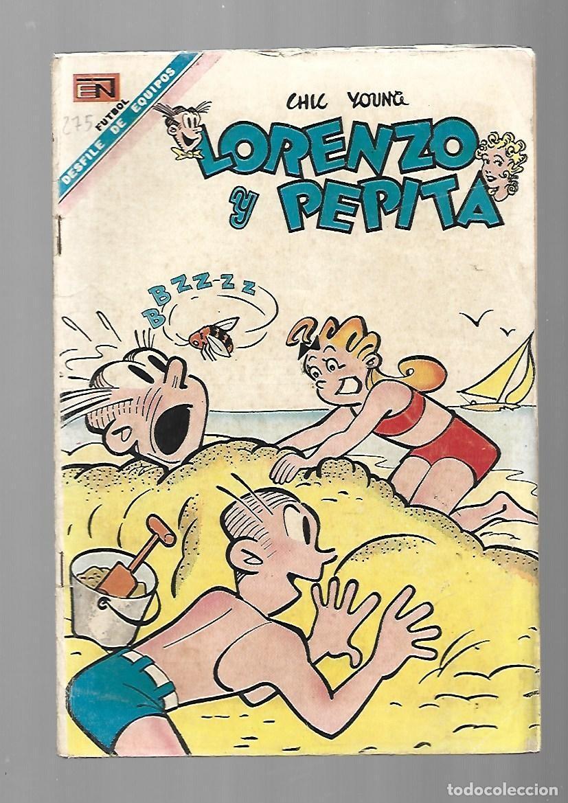 Tebeos: Lorenzo y Pepita, 275, 1968, Novaro, buen estado
