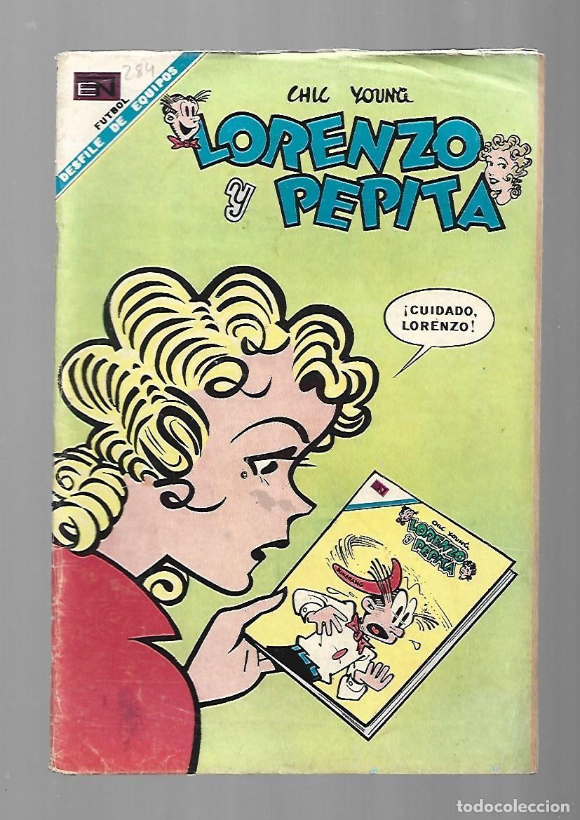Tebeos: Lorenzo y Pepita, 284, 1968, Novaro, muy buen estado
