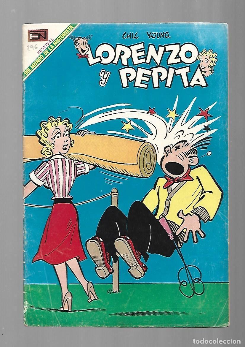 Tebeos: Lorenzo y Pepita, 296, 1969, Novaro, buen estado