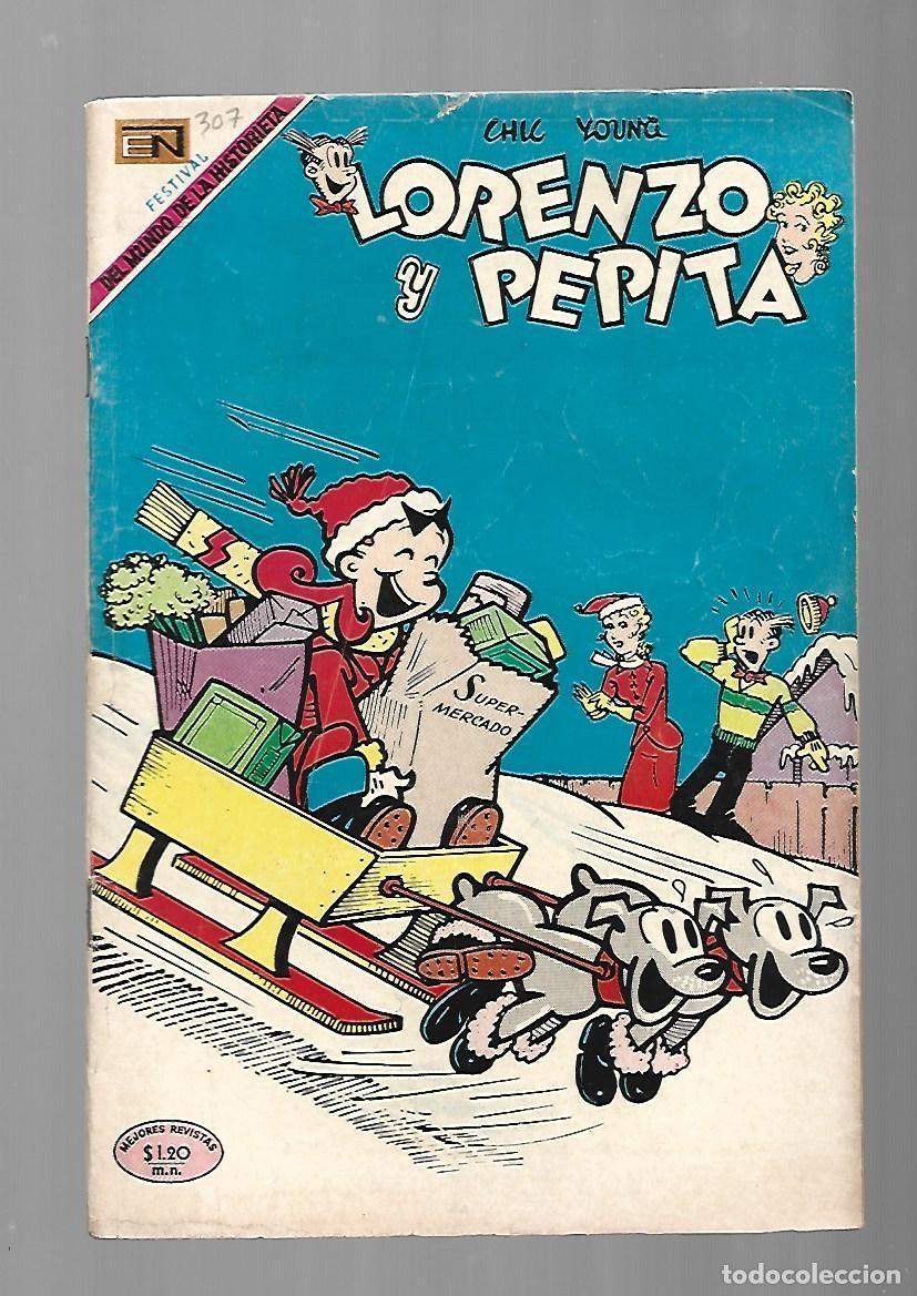 Tebeos: Lorenzo y Pepita, 307, 1969, Novaro, muy buen estado