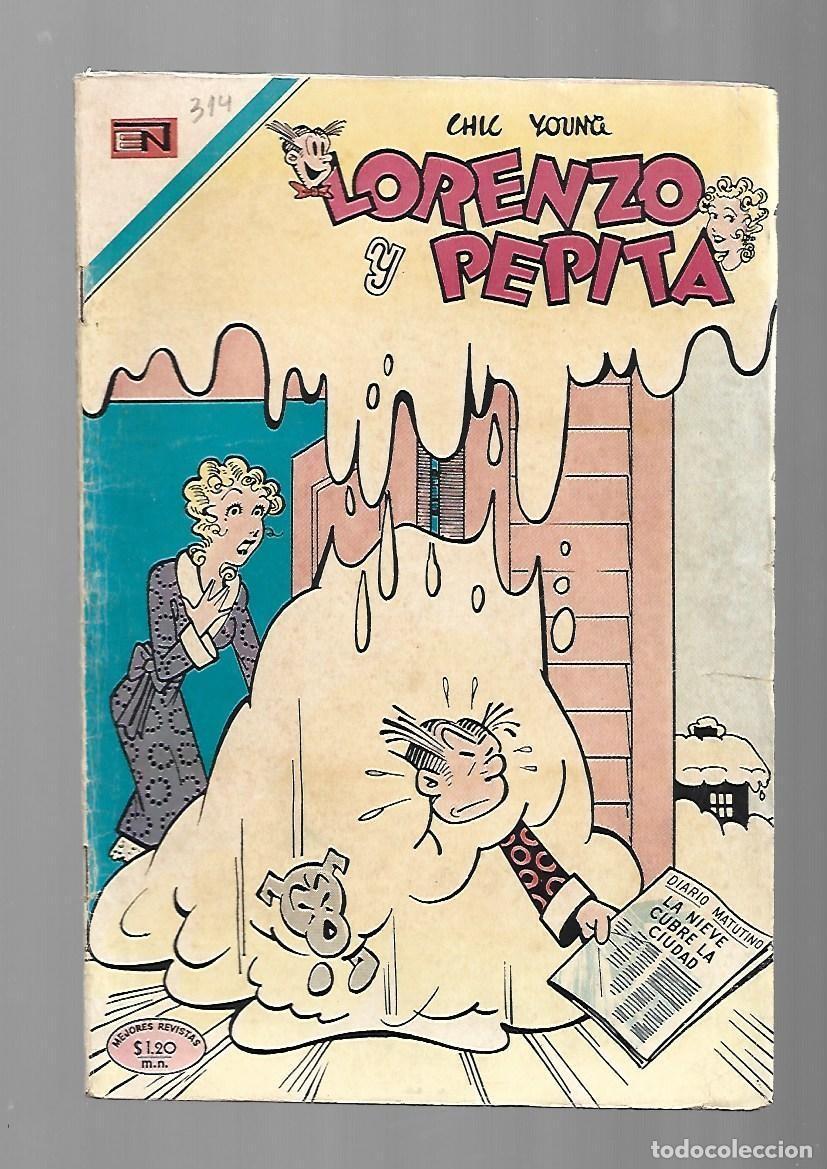 Tebeos: Lorenzo y Pepita, 314, 1970, Novaro, muy buen estado