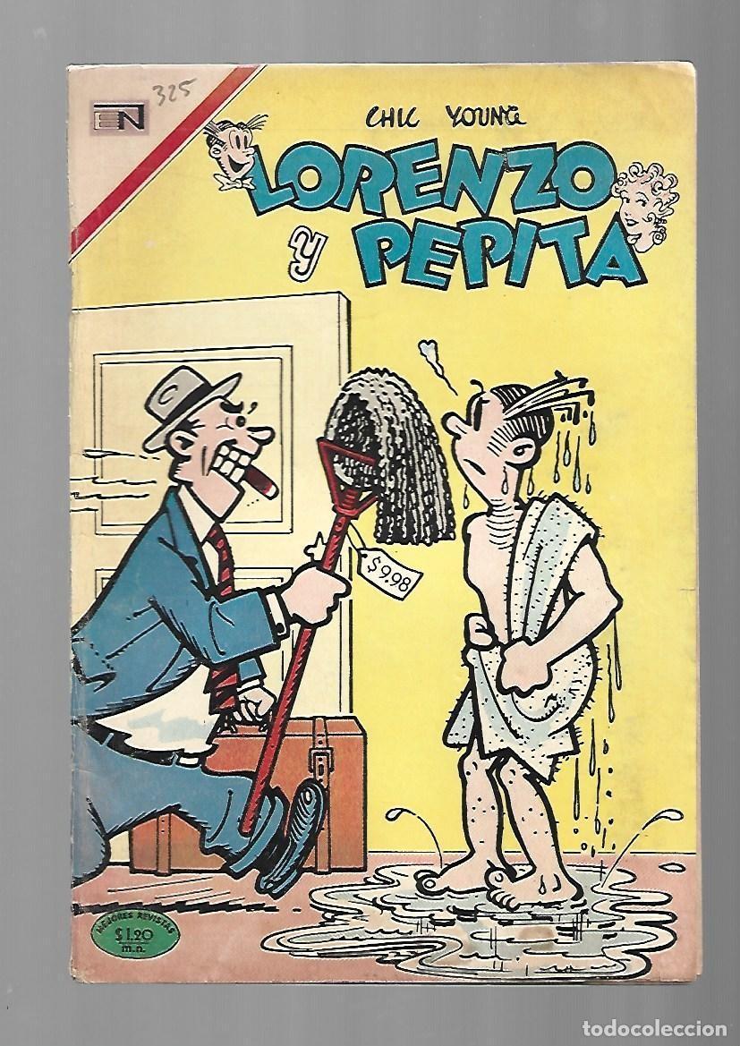 Tebeos: Lorenzo y Pepita, 325, 1970, Novaro, muy buen estado