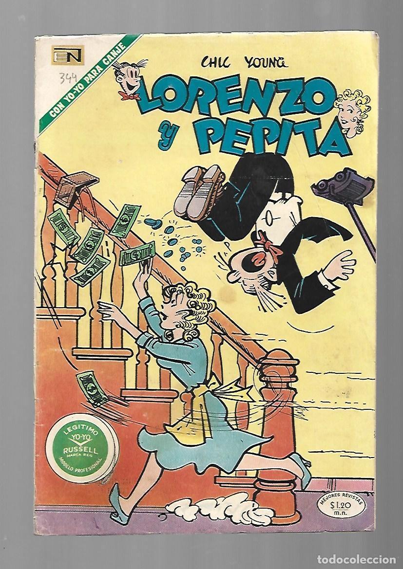 Tebeos: Lorenzo y Pepita, 344, 1971, Novaro, muy buen estado
