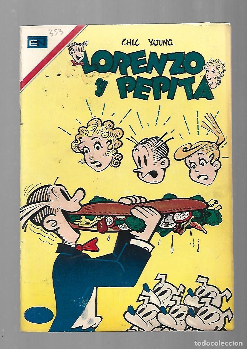 Tebeos: Lorenzo y Pepita, 353, 1971, Novaro, muy buen estado