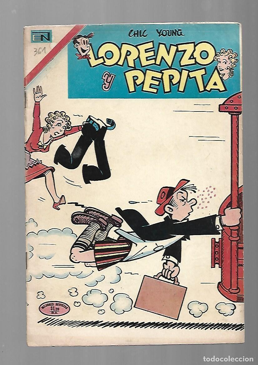 Tebeos: Lorenzo y Pepita, 361, 1972, Novaro, muy buen estado