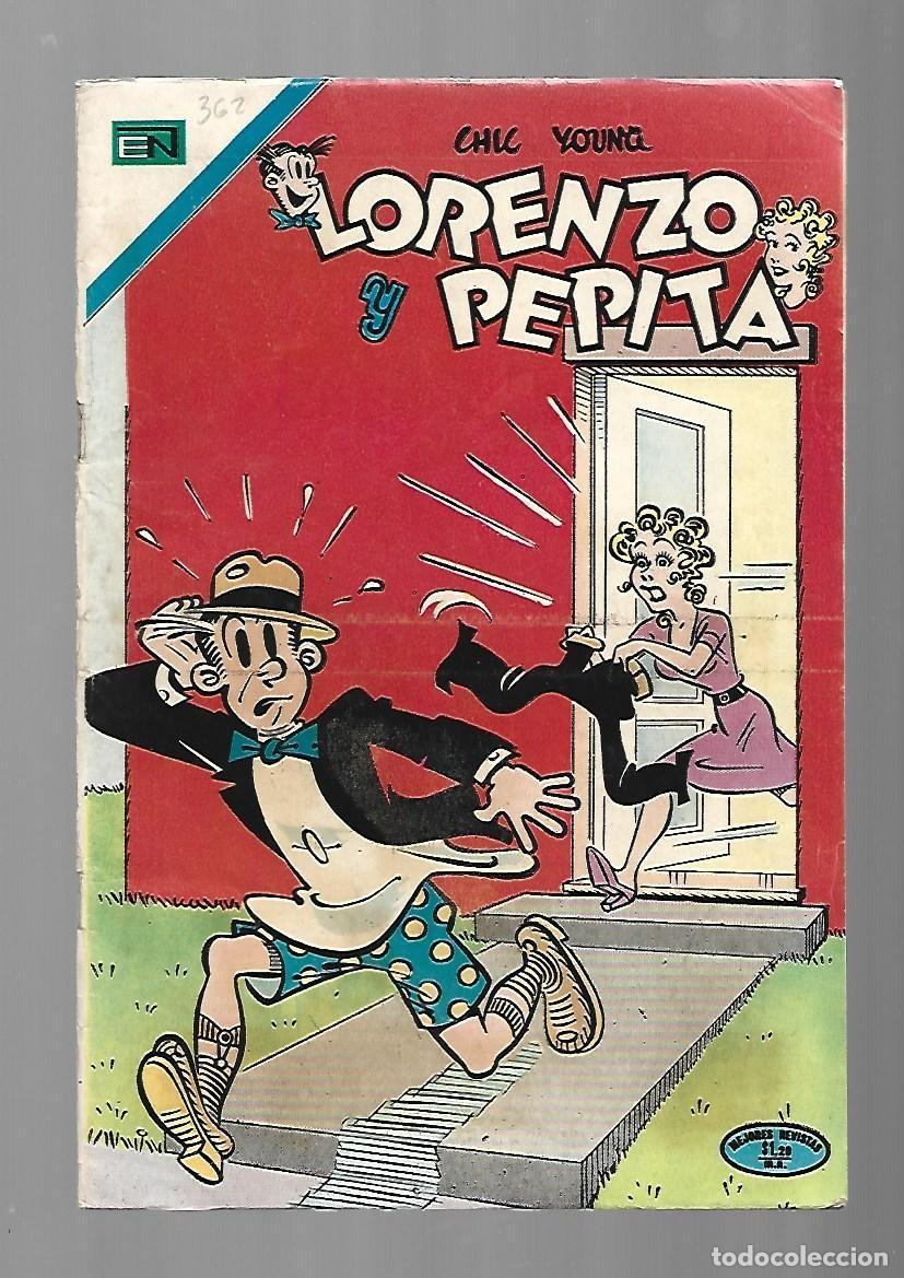 Tebeos: Lorenzo y Pepita, 362, 1972, Novaro, muy buen estado