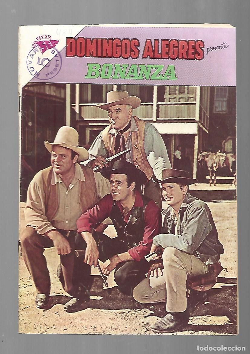 Tebeos: Domingos alegres, 484: Bonanza, 1963, Novaro, muy buen estado