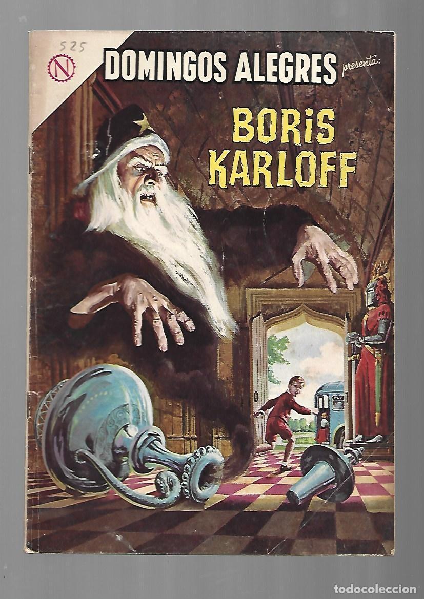 Tebeos: Domingos alegres, 525: Boris Karloff, 1964, Novaro, muy buen estado