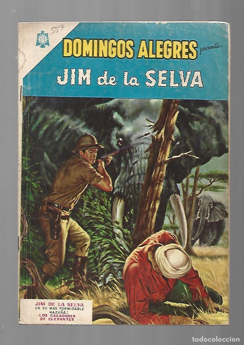 Tebeos: Domingos alegres, 557: Jim de la selva, 1964, Novaro, buen estado