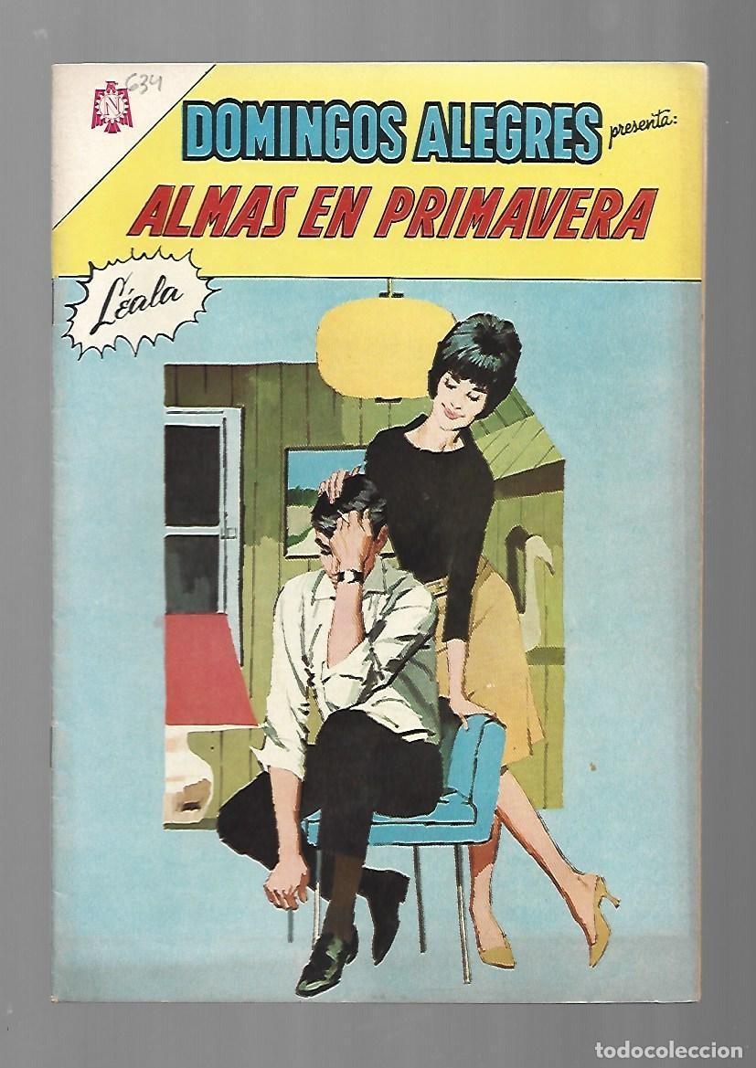 Tebeos: Domingos alegres, 634: almas en primavera, 1966, Novaro, muy buen estado
