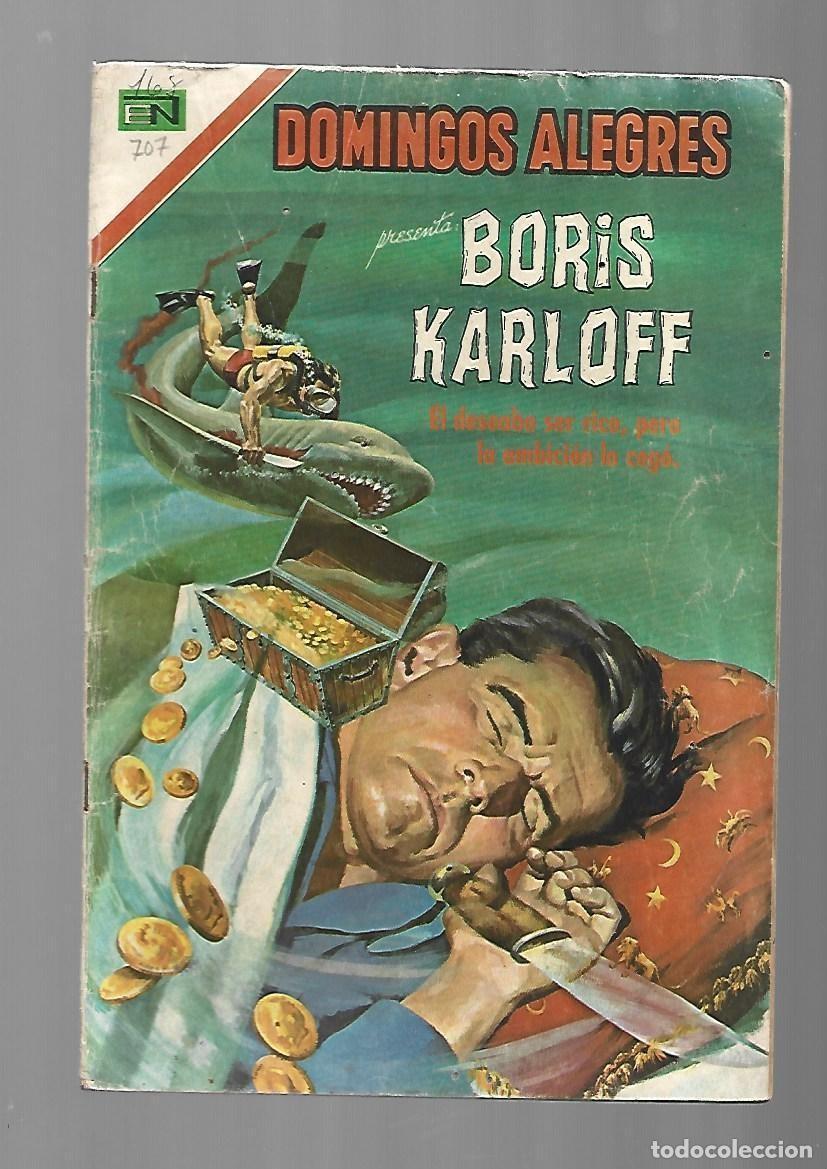 Tebeos: Domingos alegres, 707: Boris Karloff, 1967, Novaro.